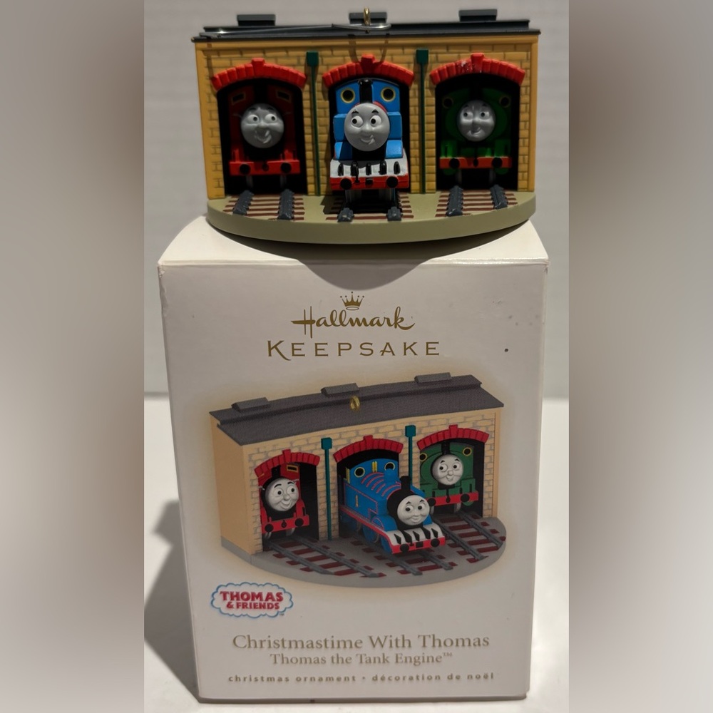 Thomas the Tank Engine Christmastime with Thomas 2009 Hallmark Ornament